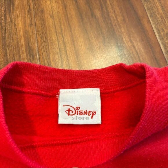 Disney Store Minnie Mouse Red Vintage Crewneck Sweatshirt - Picture 4 of 5